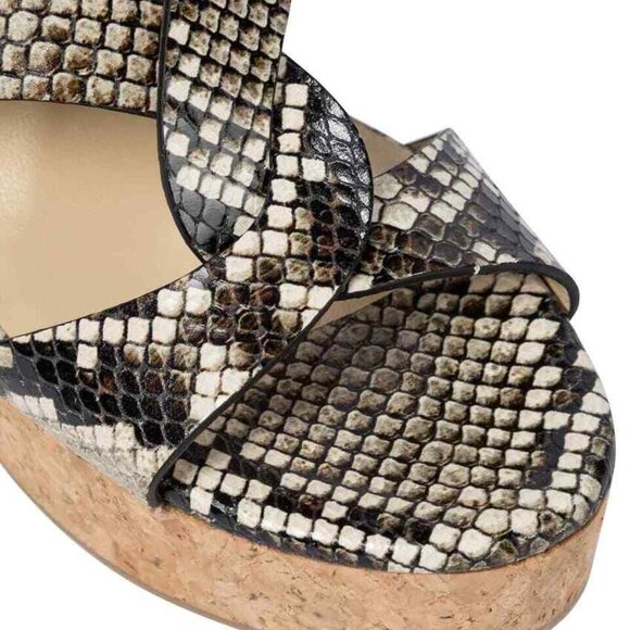 Jimmy Choo Mimi 100 Sandals Snake - Picture 2 of 4